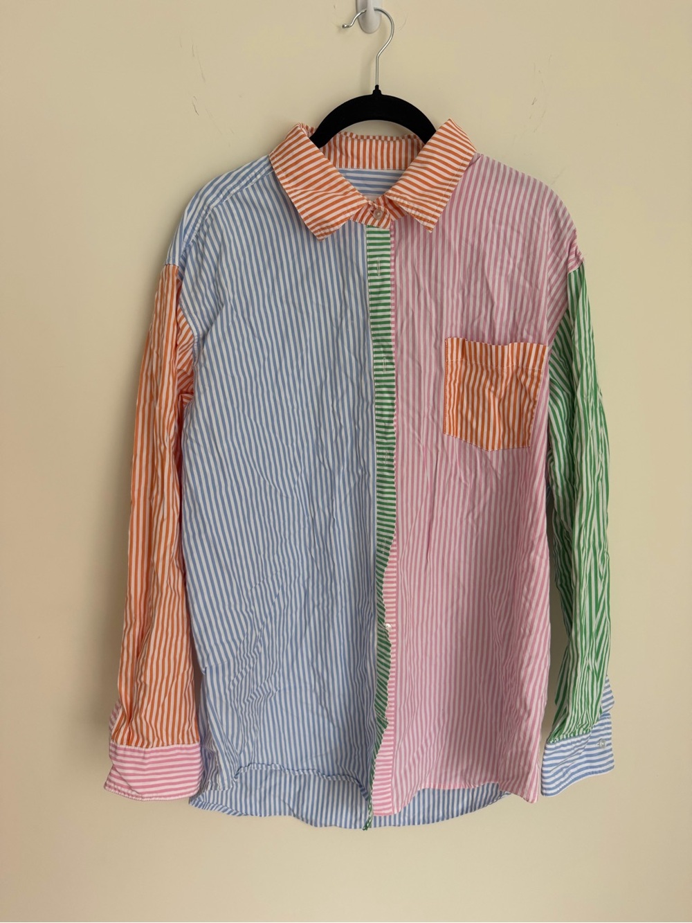Solid & Striped Multi-color Button Down